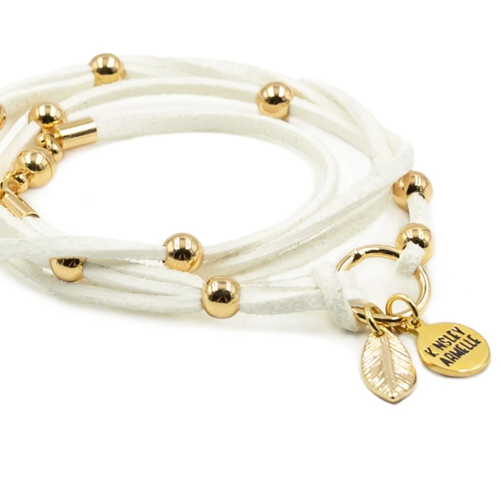 Kinsley Armelle White Ashen bracelet